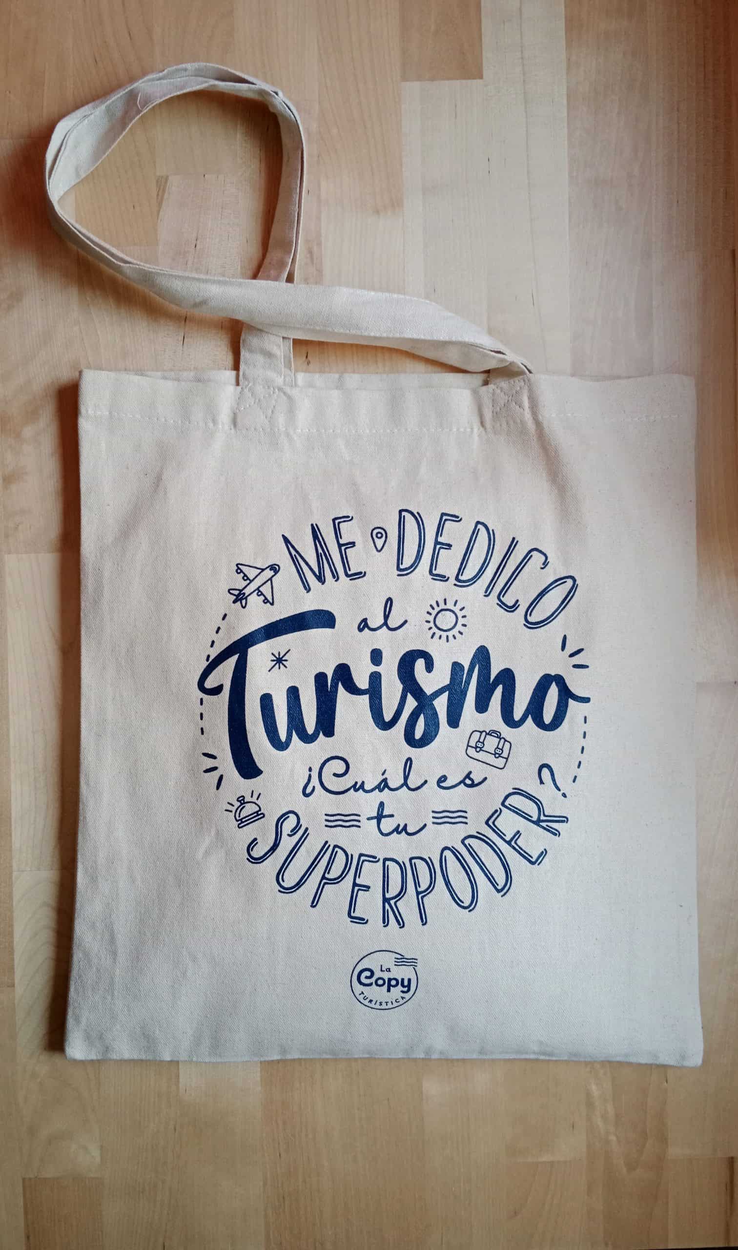 Tote Bag con superpoderes turísticos