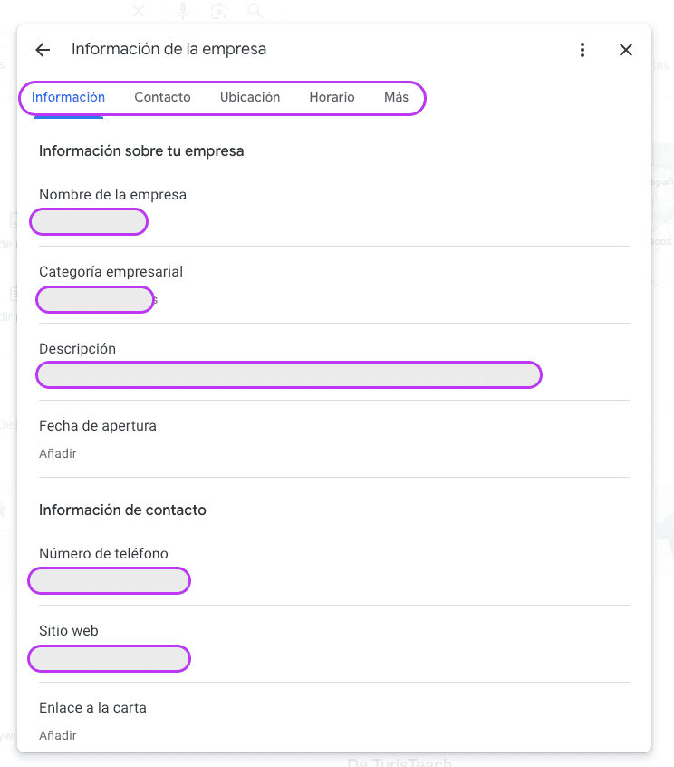 ficha- google- my -business- información -empresa